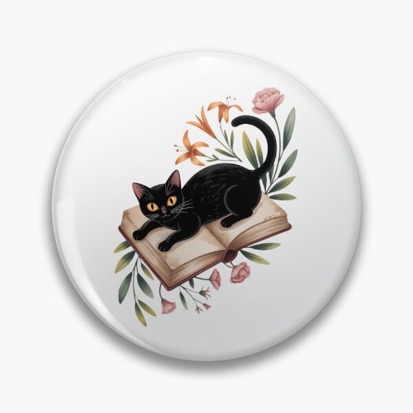 Item preview, Floral Cat Book Book Lover Librarian designed and sold by SapfireStuArt.