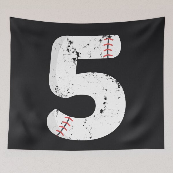 Item preview, 5 Birthday Baseball Vintage Number #5 designed and sold by melsens.