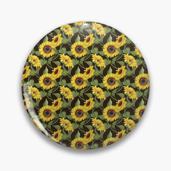 Item preview, Vintage Sunflower Seamless Floral Pattern designed and sold by Zaya_art.