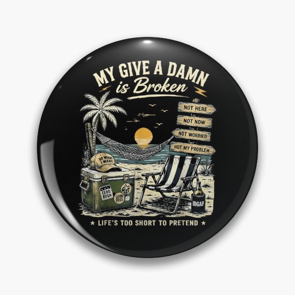 Item preview, My Give A Damn is Broken Life Too Short to Pretend Vintage designed and sold by Juansustait.