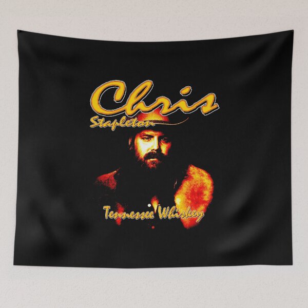 Item preview, Red Yellow Silhouette Americana Country Singer designed and sold by MosiqueUnique.