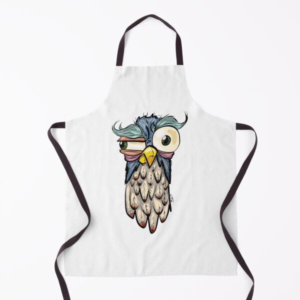 Item preview, Funny Crazy Owl Focus Cartoon Art designed and sold by dixondesi.