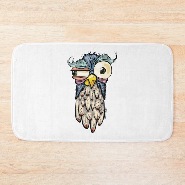 Item preview, Funny Crazy Owl Focus Cartoon Art designed and sold by dixondesi.