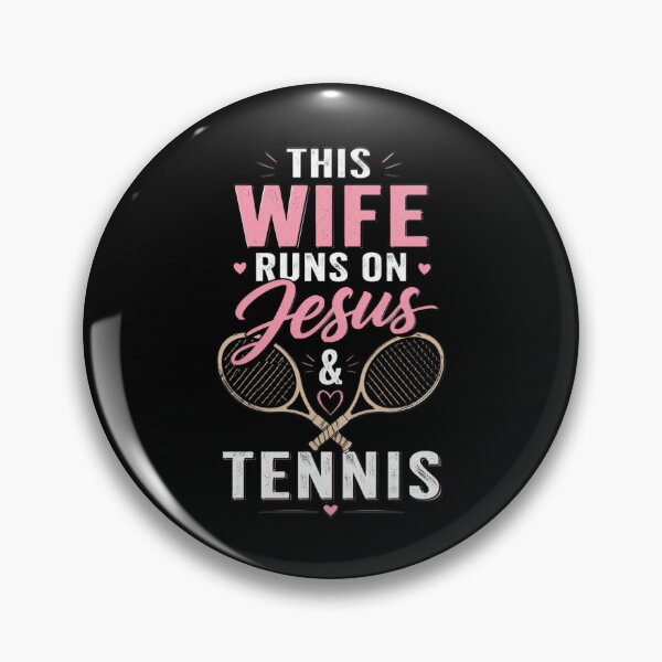 Item preview, This Wife Runs On Jesus and Tennis designed and sold by OlakunleOloroz.