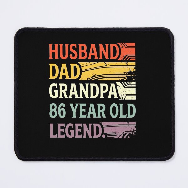 Item preview, Husband Dad Grandpa 86 Year Old Legend Vintage Birthday Design designed and sold by msaloyach.