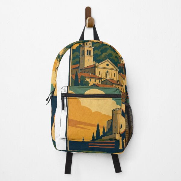 Item preview, Asolo Italy Travel Souvenir Retro Illustration designed and sold by VisualArtsOasis.
