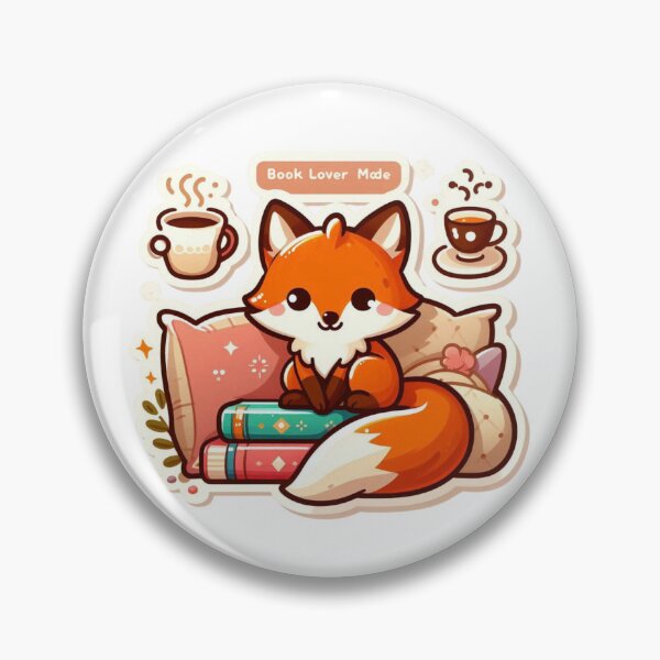 Item preview, Cute Chibi Fox Book Lover designed and sold by carestazafeli.