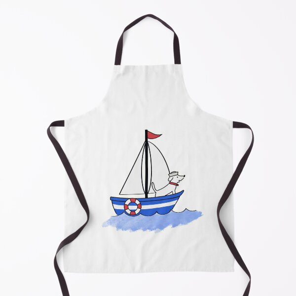 Item preview, Cute Sailing Dog | Nautical Puppy Adventure Illustration designed and sold by pinkstickstore.
