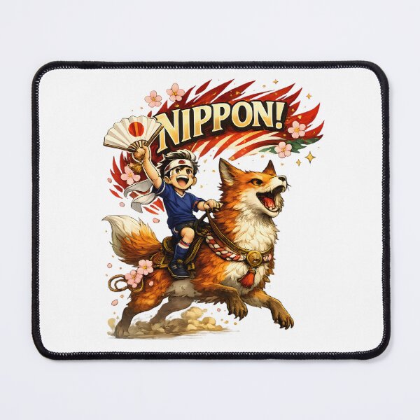 Item preview, Japan Kitsune Football Fan T-Shirt designed and sold by Drofted.