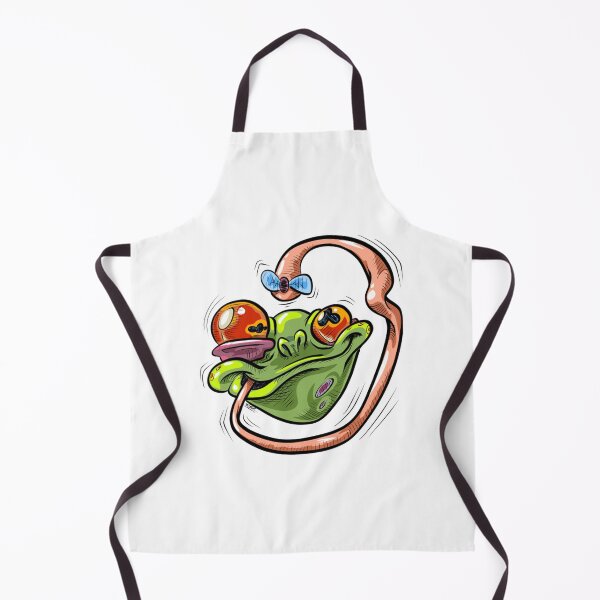 Item preview, Funny Frog Catching Fly Cartoon Illustration designed and sold by dixondesi.