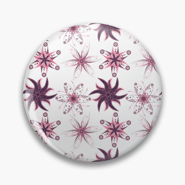 Item preview, Pink Boho Mandala Flower Celestial Stars Moons Seamless Pattern designed and sold by DERA RAY.