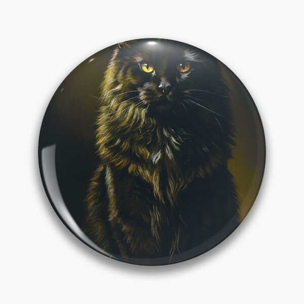 Item preview, Black Cat on Books Dark Academia Painting Art designed and sold by Francis & May.