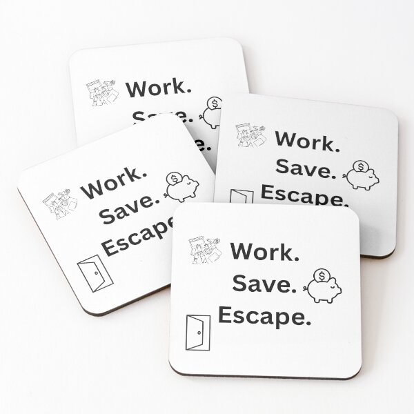 Item preview, work to escape the rat race designed and sold by Ninetowhy.