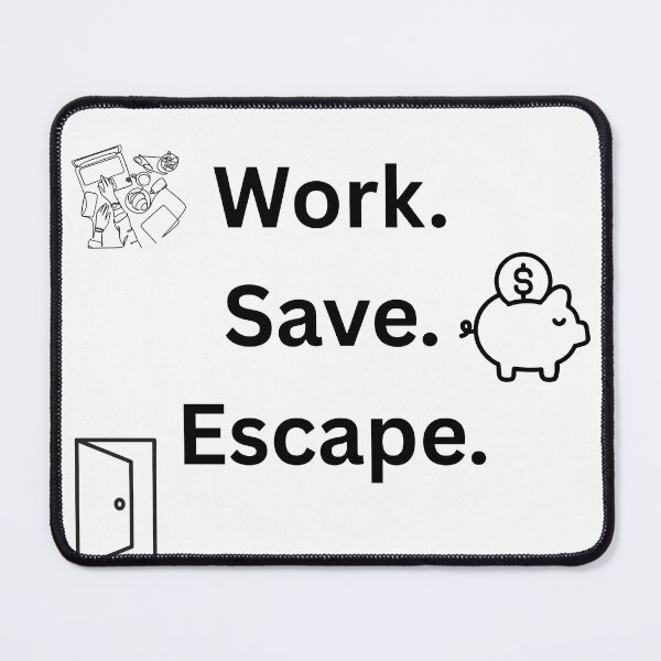 Item preview, work to escape the rat race designed and sold by Ninetowhy.