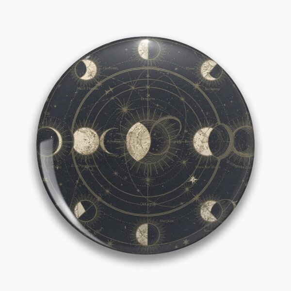 Item preview, Celestial Solar Eclipse Sequence in Gilt designed and sold by PictorialWhimsy.