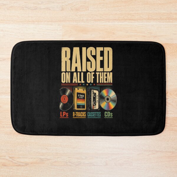 Item preview, Raised On All of Them Vintage Music Lover Retro Cassette  designed and sold by Juansustait.