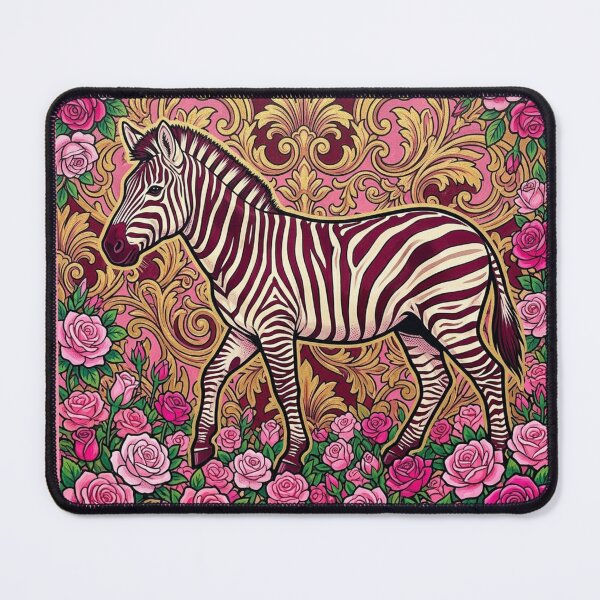 Item preview, Burgundy Zebra & Gold Baroque designed and sold by DesignsByPrnces.