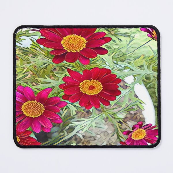 Item preview, Vibrant Magenta Red Marguerite Daisy Garden Bloom designed and sold by BalkanBloom.