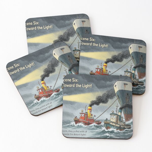 Item preview, Tugboats working to gether save the ship! Scene 6 of 7 designed and sold by Ontoland.