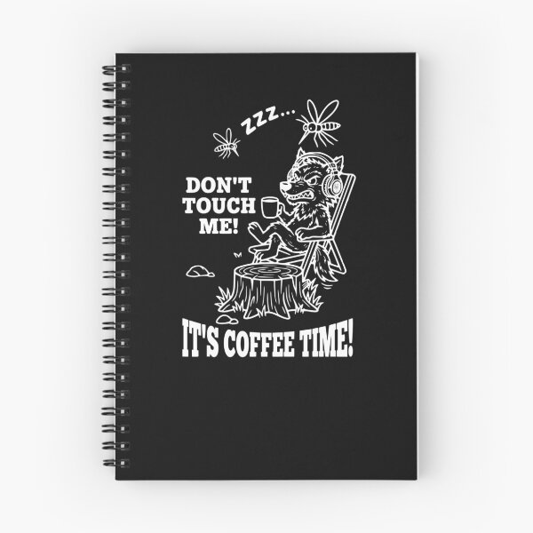 Item preview, Dont Touch Me Its Coffee Time Funny Wolf Introvert Vibe designed and sold by The Bold Line Studio.