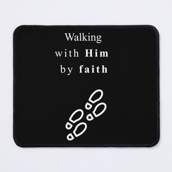 Item preview, Walking with Him by Faith designed and sold by StrongInFaithEN.