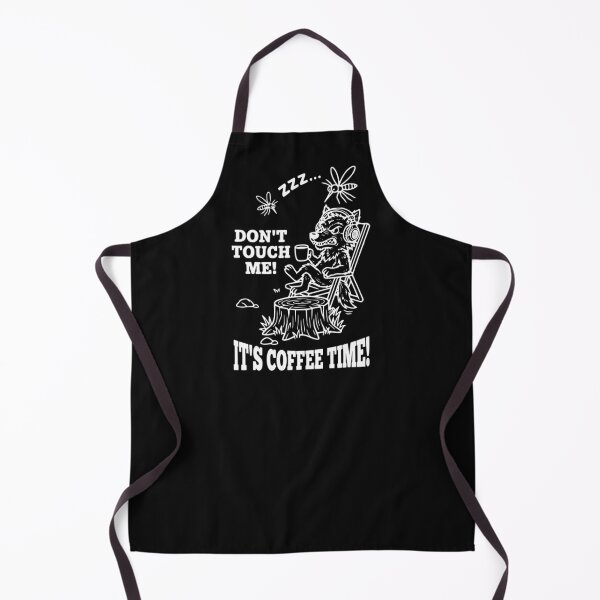 Item preview, Dont Touch Me Its Coffee Time Funny Wolf Introvert Vibe designed and sold by The Bold Line Studio.