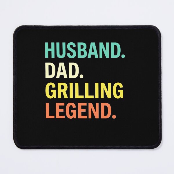 Item preview, Husband Dad Grilling Legend Funny BBQ Father Typography Design designed and sold by msaloyach.