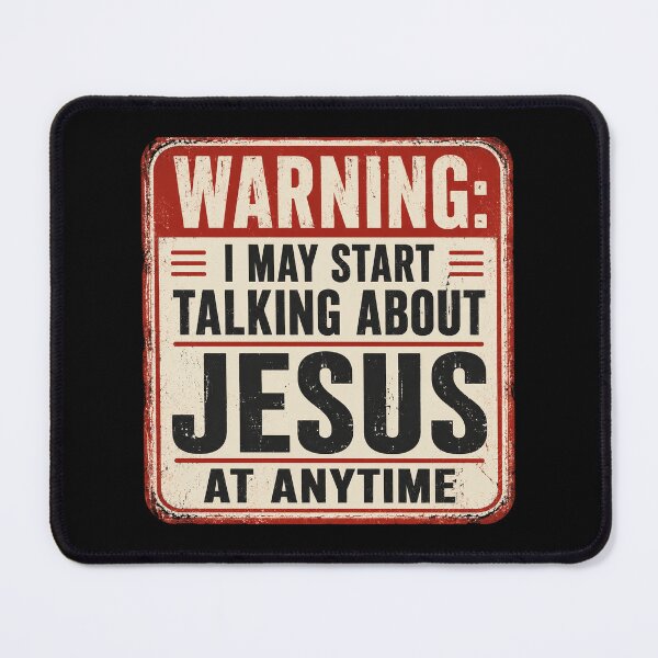 Item preview, Warning I May Start Talking About Jesus At Anytime Christian designed and sold by OlakunleOloroz.