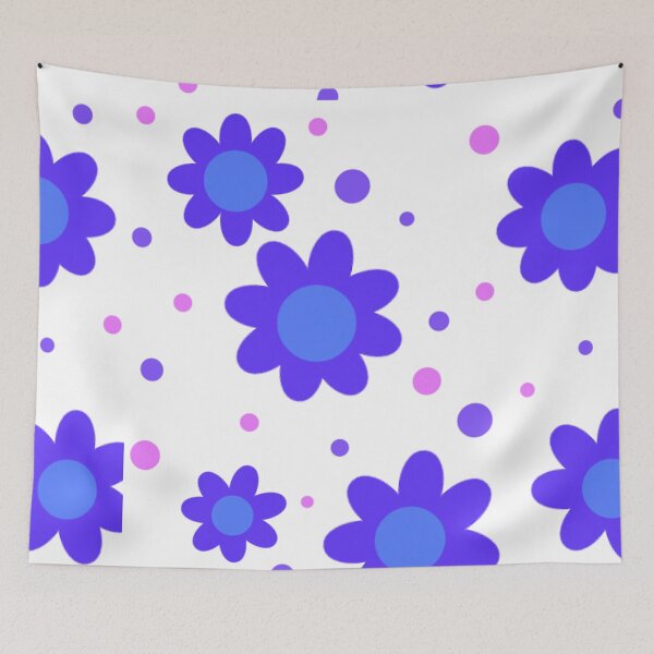 Item preview, Blues flower pattern designed and sold by AWADHESH  CHAURASIA.