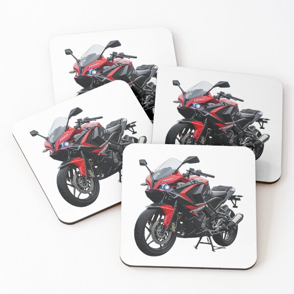 Item preview, Red Supersport Motorcycle with Aggressive Racing Design designed and sold by Artisan Finds Online.