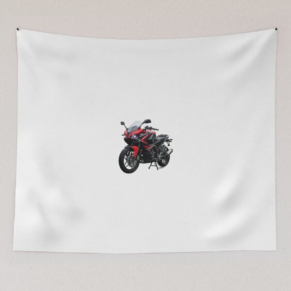 Item preview, Red Supersport Motorcycle with Aggressive Racing Design designed and sold by Artisan Finds Online.
