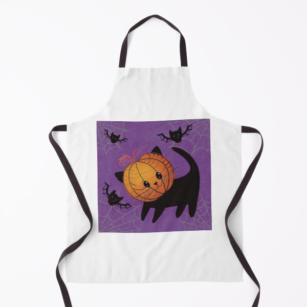 Item preview, Cute Halloween Pumpkin Cat designed and sold by Pryhozha.