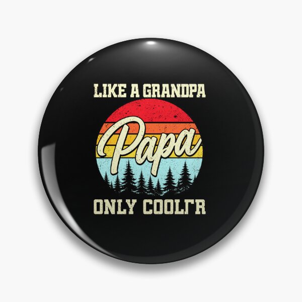 Item preview, Like A Grandpa Papa Only Cooler Vintage Sunset Family Design designed and sold by msaloyach.