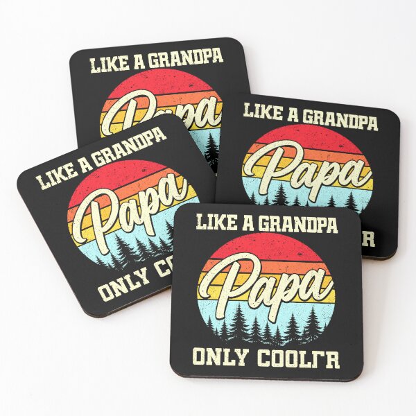 Item preview, Like A Grandpa Papa Only Cooler Vintage Sunset Family Design designed and sold by msaloyach.
