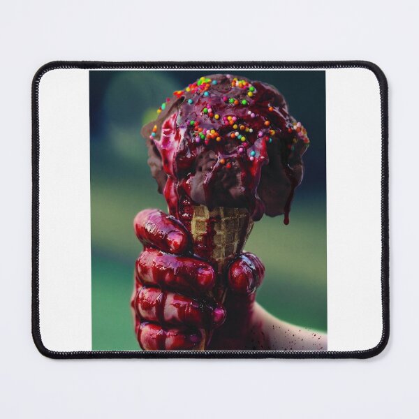 Item preview, Horror Bloody Creepy Melting Ice Cream Art Dark Chocolate designed and sold by HayaasBoutique.