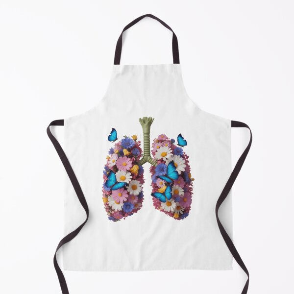 Item preview, Floral Lungs Respiratory Therapist Lung Cancer Awareness designed and sold by SapfireStuArt.