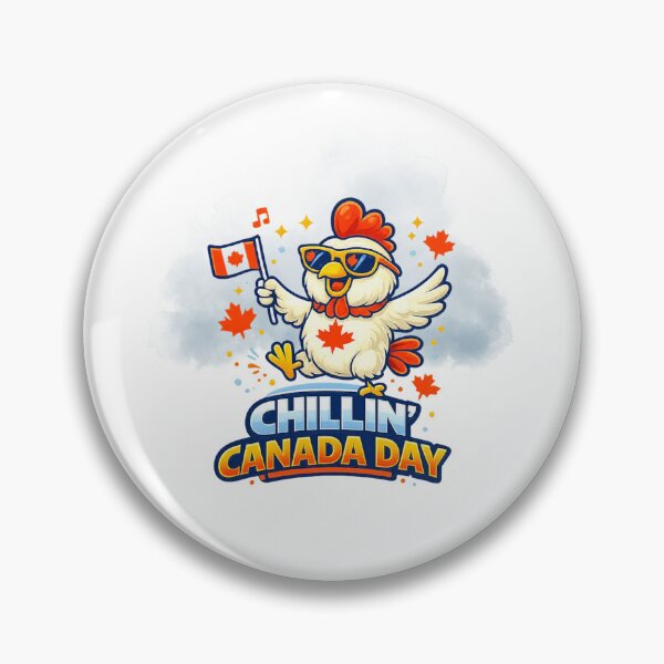 Item preview, Cool Canada Day Chicken designed and sold by Chill Chicken Studio.