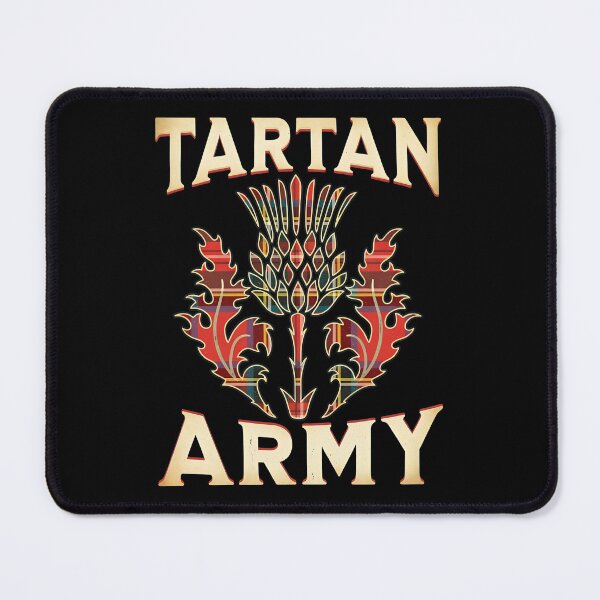 Item preview, Scottish Tartan s Tartan Army s Thistle Emblem designed and sold by ber-flora.