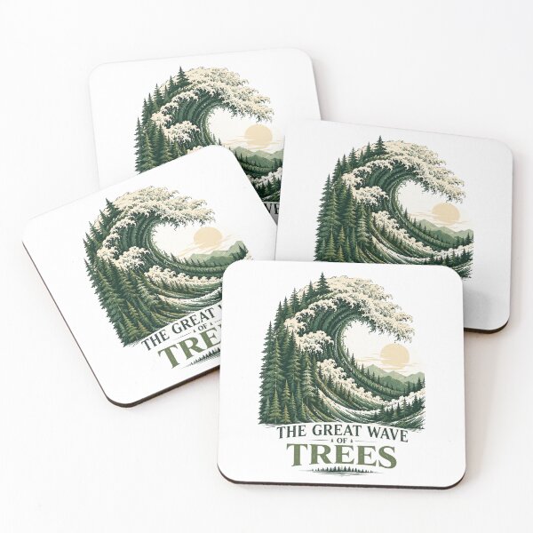 Item preview, The great wave of trees designed and sold by Side Quest Co..