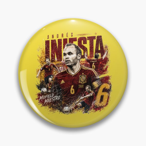 Item preview, Andres Iniesta - Spanish Football Player Legend  designed and sold by Sports Boutique.