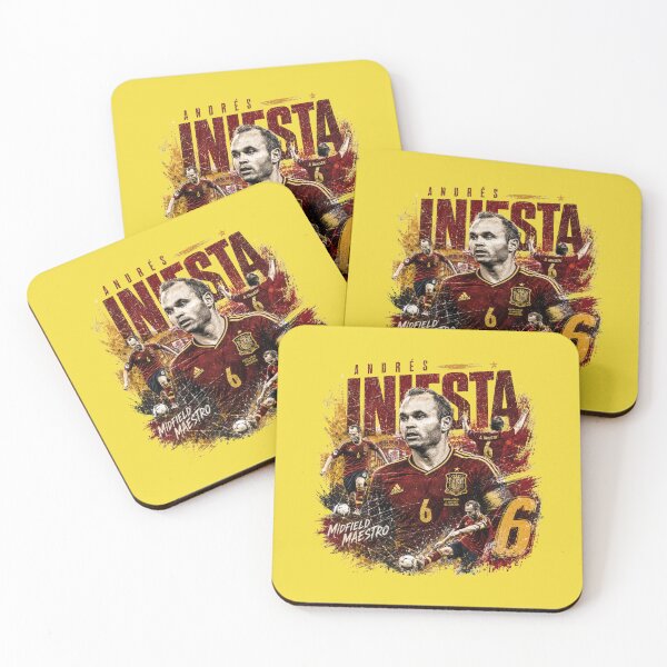 Item preview, Andres Iniesta - Spanish Football Player Legend  designed and sold by Sports Boutique.
