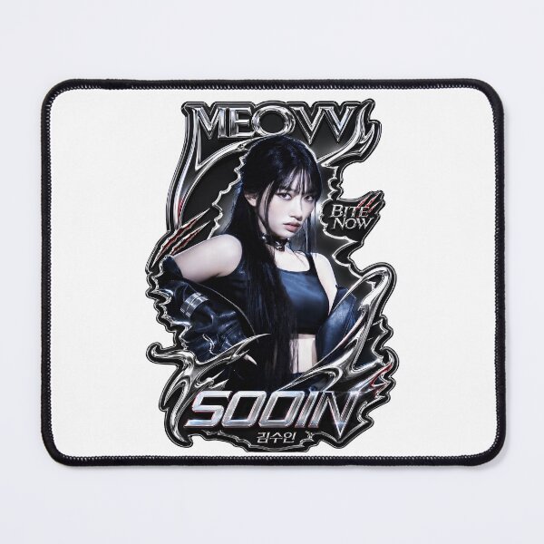 Item preview, Sooin BITE NOW Feline Kpop Girl Group Fan Art designed and sold by Valereekmerch.