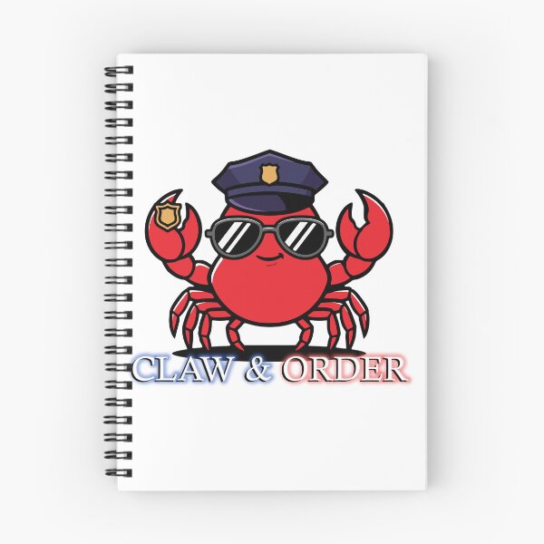 Item preview, Claw & Order Funny Police Crab Pun Humor Gift designed and sold by Chrono Design Workx.