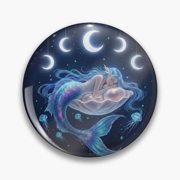 Item preview, Sleeping Siren of the Night Tide sticker  designed and sold by Designertanya.