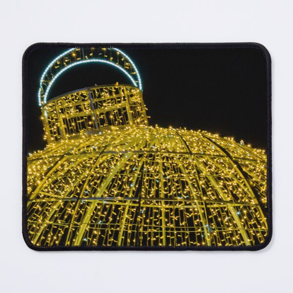 Item preview, Giant Christmas Light Dome Decoration At Night With Golden Fairy Lights And Halo Arch designed and sold by Nmallia.