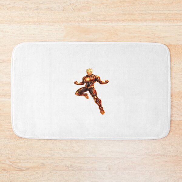 Aperçu de l'œuvre Blazing Fire Superhero with Flaming Energy Powers créée et vendue par Artisan Finds Online.