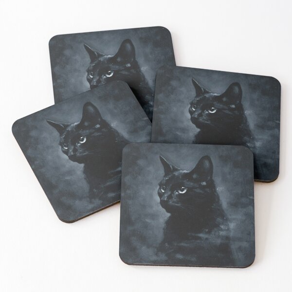 Item preview, Midnight Guardian Black Cat designed and sold by KiraChie.