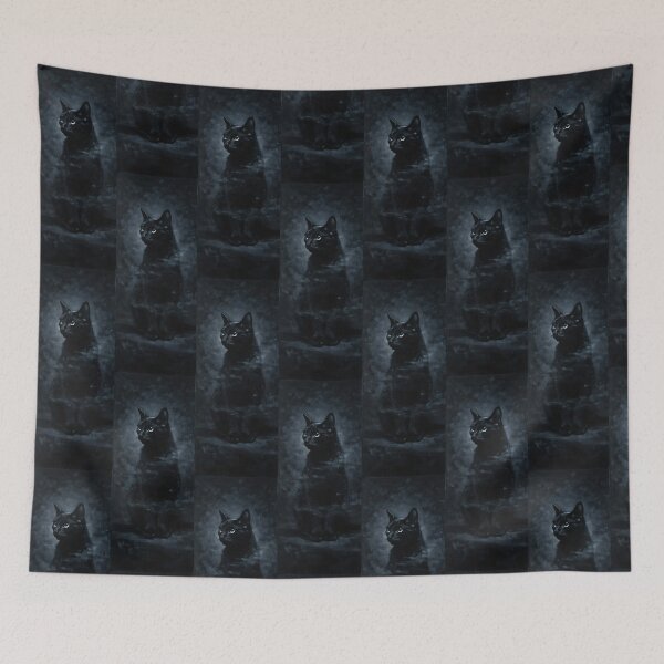 Item preview, Midnight Guardian Black Cat designed and sold by KiraChie.