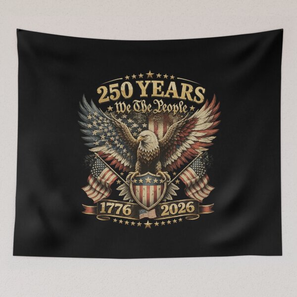 Item preview, USA 250th Anniversary Shirt Patriotic Eagle 4th of July designed and sold by ber-flora.