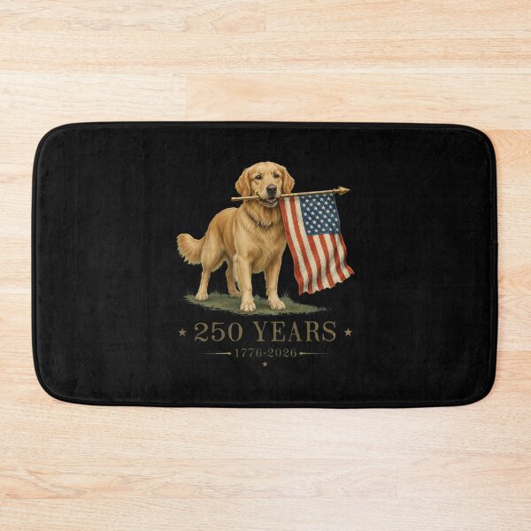 Item preview, Vintage Golden Retriever Patriotic Dog 250 Years 1776 2026 designed and sold by ber-flora.